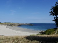 La plage près de camping de Quiberon