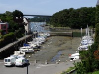 Le port de Bono à marée basse