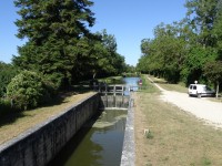 L'écluse de Chancy sur le canal d'Orléans