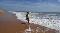Francine à la plage
